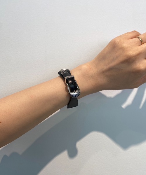 TOGA TOO Beads leather bangle【公式通販】