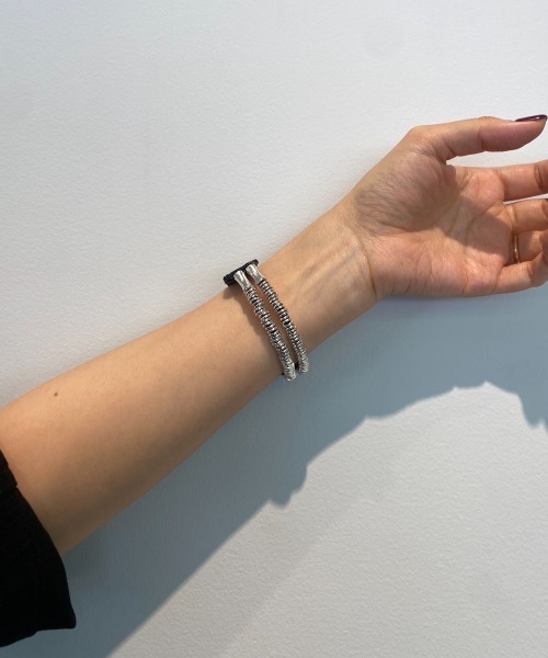 TOGA TOO Beads leather bangle【公式通販】