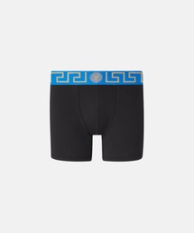 VERSACE（ヴェルサーチ）の「グレカ ボーダー ロング トランクス（トランクス）」