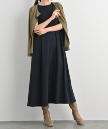 aunt lily（アントリリー）の「ドライレーヨン　ラウンドカーディガン/ 長袖 ショート丈 春服 夏服 冷房対策 紫外線対策（カーディガン/ボレロ）」