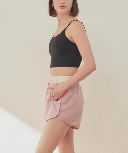 SEA DRESS（シードレス）の「バイカラーショートパンツ（その他パンツ・レディース・ピンク/ブラック/ブルー/杢グレー・S/M/L）」の2枚目の写真