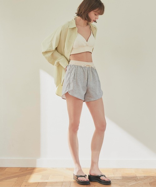 SEA DRESS（シードレス）の「バイカラーショートパンツ（その他パンツ・レディース・ピンク/ブラック/ブルー/杢グレー・S/M/L）」の5枚目の写真