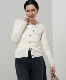 NOLLEY’S | <飯豊まりえさん着用>《手洗い可能》エタニティリブVネックカーディガン(カーディガン/ボレロ)