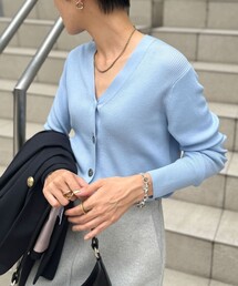 NOLLEY’S | ＜飯豊まりえさん着用＞《手洗い可能》エタニティリブVネックカーディガン(カーディガン/ボレロ)