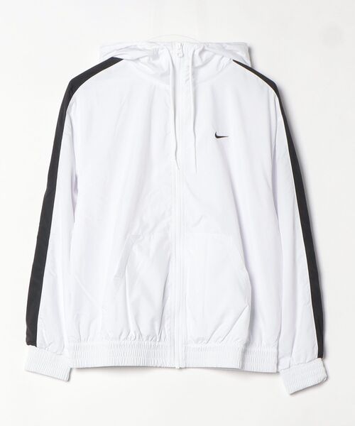 NIKE（ナイキ）の「ナイキ NIKE ナイキ  NSW エッセンシャル UV ウーブン フーディ ジャケット（パーカー・レディース・ライトベージュ/ブラック/ホワイト/ホワイト×ブラック・M/L/XL/S）」の2枚目の写真