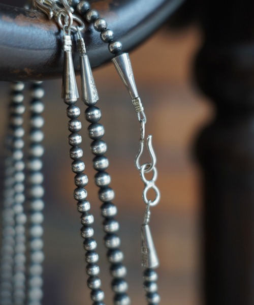 ERICKA NICOLAS BEGAY（エリッカ ニコラス ビゲイ）の「【ERICKA NICOLAS BEGAY エリッカ ニコラス ビゲイ】5㎜ボールチェーンネックレス45㎝（ネックレス・メンズ・シルバー・FREE）」の7枚目の写真