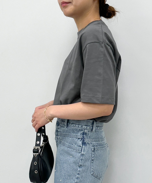 U by SPICK&SPAN(ユーバイスピックアンドスパン)の「【Hanes / ヘインズ】 BEEFY T-SHIRT 1P(Tシャツ/カットソー・レディース・ホワイト/ライトグレー/ベージュ/ブラック系その他・FREE)」の11枚目の写真