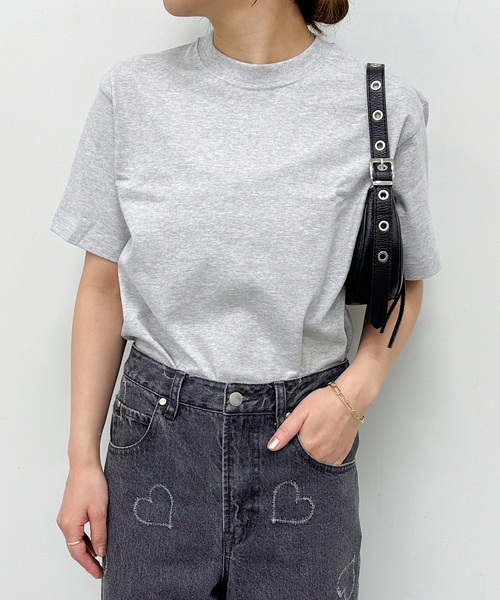 U by SPICK&SPAN(ユーバイスピックアンドスパン)の「【Hanes / ヘインズ】 BEEFY T-SHIRT 1P(Tシャツ/カットソー・レディース・ホワイト/ライトグレー/ベージュ/ブラック系その他・FREE)」の9枚目の写真