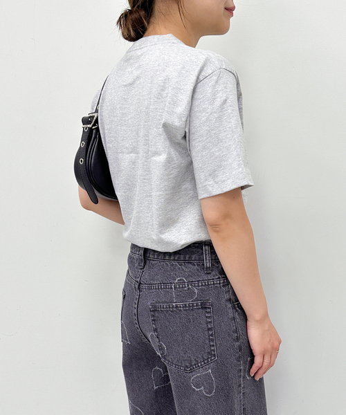 U by SPICK&SPAN(ユーバイスピックアンドスパン)の「【Hanes / ヘインズ】 BEEFY T-SHIRT 1P(Tシャツ/カットソー・レディース・ホワイト/ライトグレー/ベージュ/ブラック系その他・FREE)」の6枚目の写真