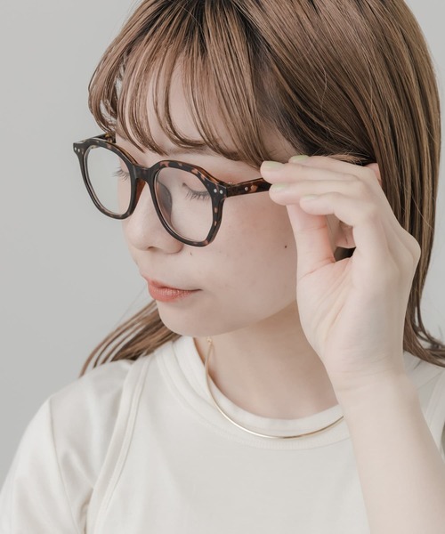 SMELLY（スメリー）の「オクタゴンフレームダテメガネ（メガネ・レディース・ブラック/ブラウン系その他・-）」の15枚目の写真