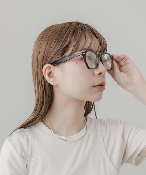 SMELLY（スメリー）の「オクタゴンフレームダテメガネ（メガネ・レディース・ブラック/ブラウン系その他・-）」の16枚目の写真