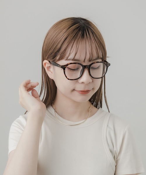 SMELLY（スメリー）の「オクタゴンフレームダテメガネ（メガネ・レディース・ブラック/ブラウン系その他・-）」の17枚目の写真