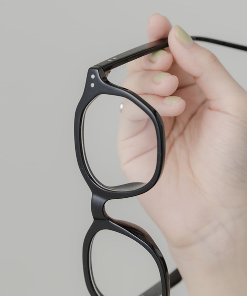 SMELLY（スメリー）の「オクタゴンフレームダテメガネ（メガネ・レディース・ブラック/ブラウン系その他・-）」の12枚目の写真