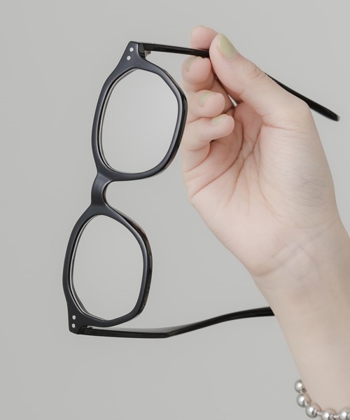 SMELLY（スメリー）の「オクタゴンフレームダテメガネ（メガネ・レディース・ブラック/ブラウン系その他・-）」の13枚目の写真