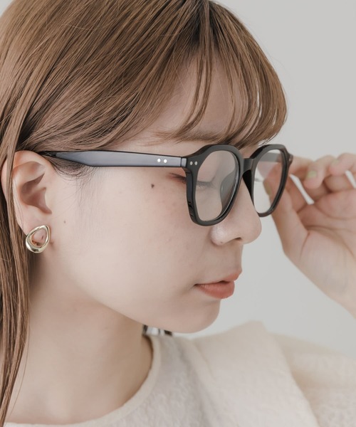 SMELLY（スメリー）の「オクタゴンフレームダテメガネ（メガネ・レディース・ブラック/ブラウン系その他・-）」の3枚目の写真