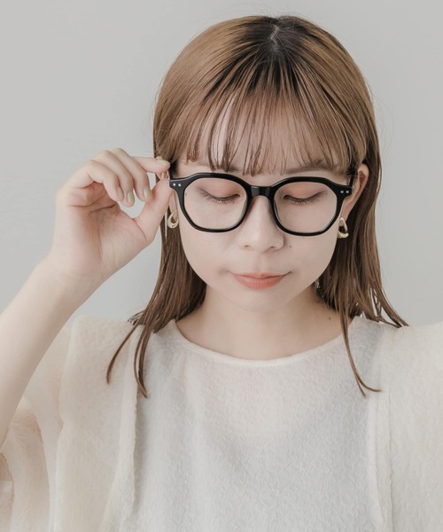 SMELLY（スメリー）の「オクタゴンフレームダテメガネ（メガネ・レディース・ブラック/ブラウン系その他・-）」の6枚目の写真