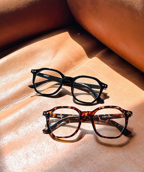 SMELLY（スメリー）の「オクタゴンフレームダテメガネ（メガネ・レディース・ブラック/ブラウン系その他・-）」の7枚目の写真