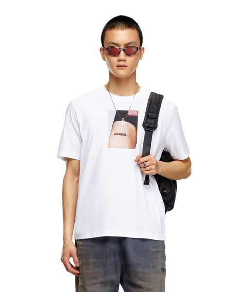 【セール】メンズ Tシャツ デジタルプリント（Tシャツ/カットソー）｜DIESEL（ディーゼル）