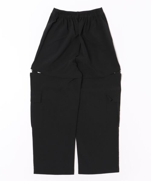 GORGE(ゴージ)の「《2WAY×カーゴポケット》レディース カーゴパンツ ロング&ハーフ切替 ウエストゴム オールシーズン(カーゴパンツ・レディース・ブラック・F)」の14枚目の写真