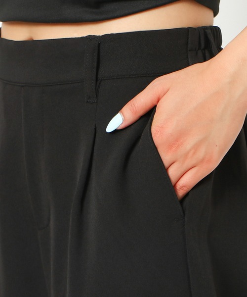 GORGE(ゴージ)の「《2WAY×カーゴポケット》レディース カーゴパンツ ロング&ハーフ切替 ウエストゴム オールシーズン(カーゴパンツ・レディース・ブラック・F)」の8枚目の写真