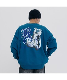 A'GEM/9 × .kom 『ROMANTIC CROWN/ロマンティック クラウン』 ASTRO TEDDY CREWNECK/アストロテディ クルーネック スウェットシャツ