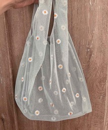 Mignonjour/デイジー柄シアートートバッグ M2476