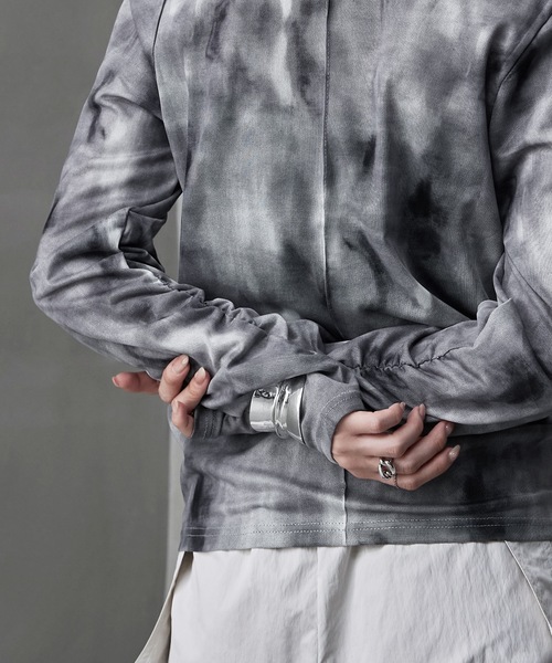 etoll.（エトル）の「ニュアンスチュールシャーリングPO（Tシャツ/カットソー・レディース・グリーン/パープル/ブラック・M）」の6枚目の写真