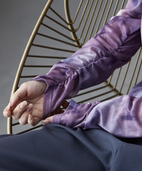 etoll.（エトル）の「ニュアンスチュールシャーリングPO（Tシャツ/カットソー・レディース・グリーン/パープル/ブラック・M）」の15枚目の写真