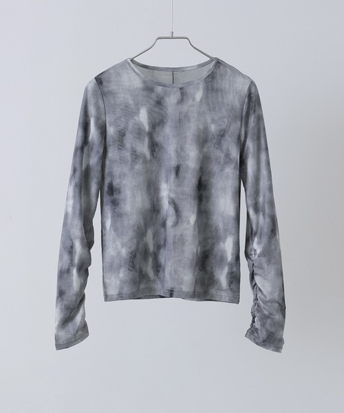 etoll.（エトル）の「ニュアンスチュールシャーリングPO（Tシャツ/カットソー・レディース・グリーン/パープル/ブラック・M）」の19枚目の写真