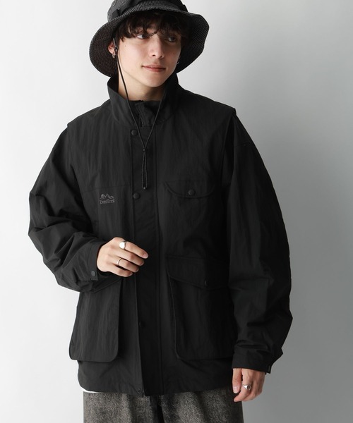 セール】【Ever Trek】2WAY/マルチポケットナイロンジャケット