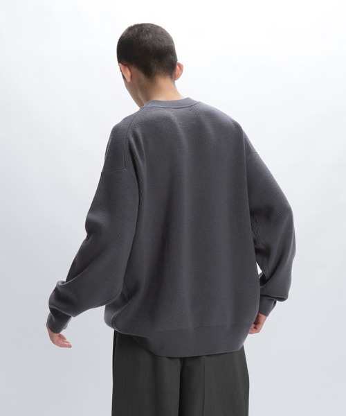 完売商品/STERNBERG/スーパーエクストラファインメリノクルーリブニット STERNBERG スーパーエクストラファインメリノクルーリブニット