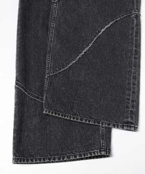 パンツ JieDa 24aw DISTORTED DENIM PANTS BLACK 1 Jieda（ジエダ）の「DISTORTED DENIM PANTS（デニムパンツ