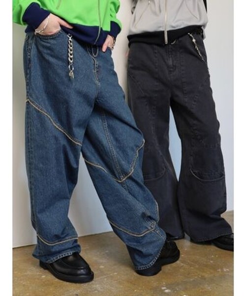 Jieda（ジエダ）の「DISTORTED DENIM PANTS（デニムパンツ