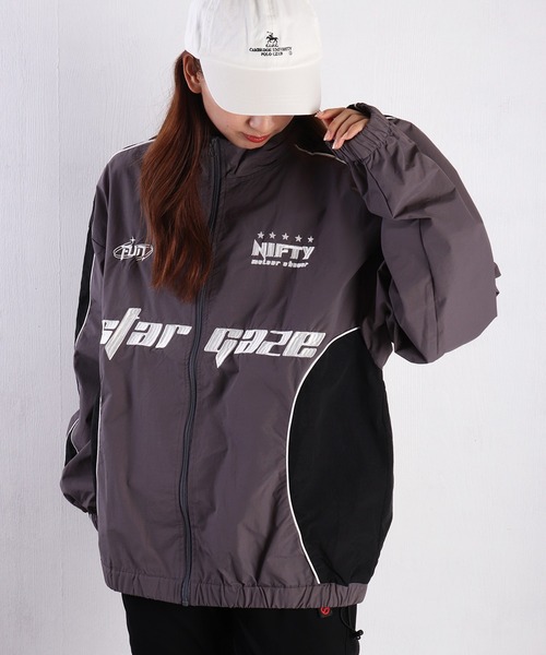 WESTSEA（ウエストシー）の「ユニフォームデザイン ナイロン切替ブルゾン　/ブロークコア（ブルゾン・メンズ・オフホワイト/チャコールグレー/ブラック/ネイビー・M/L）」の4枚目の写真