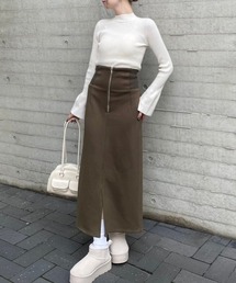 clear | ウエストリブIラインスカート [美シルエット 細見え]≪2024AW新作≫(スカート)