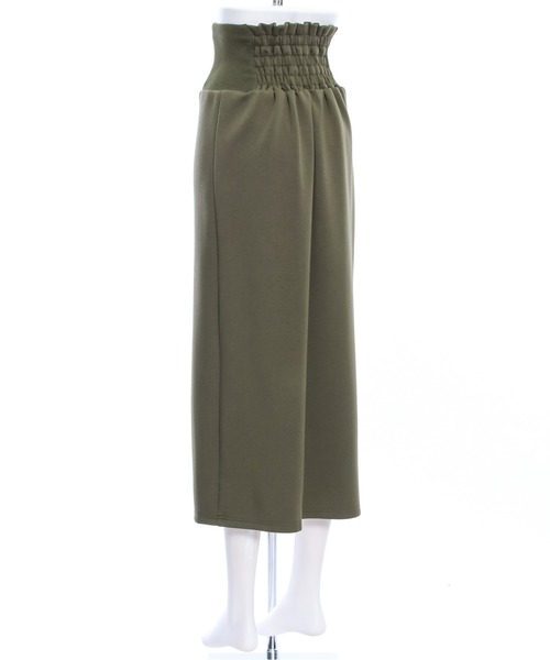 clear（クリア）の「【低身長サイズ有】ウエストリブIラインスカート [骨格ストレート 大人]≪2024AW新作≫（スカート・レディース・カーキ/ブラック/グレー・F/XS）」の6枚目の写真