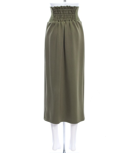 clear（クリア）の「【低身長サイズ有】ウエストリブIラインスカート [骨格ストレート 大人]≪2024AW新作≫（スカート・レディース・カーキ/ブラック/グレー・F/XS）」の7枚目の写真