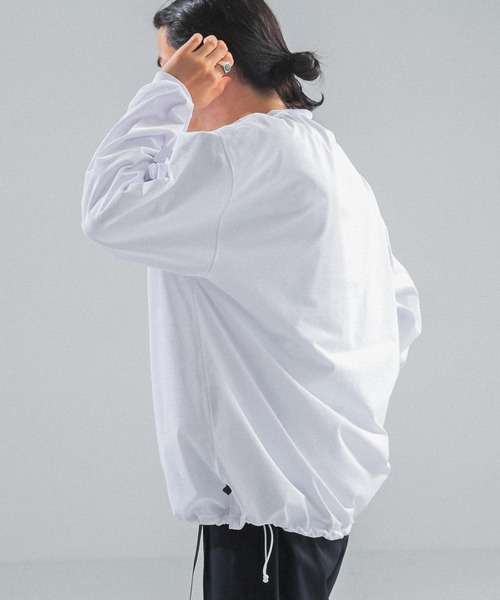 DAIWA PIER39（ダイワピア39）の「DAIWA PIER39　TECH CREW NECK TEE L/S（Tシャツ/カットソー・メンズ・ブラック/チャコールグレー/ホワイト/ライトグレー/ネイビー・SMALL/MEDIUM/LARGE/X-LARGE）」の20枚目の写真