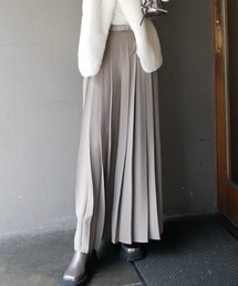 rienda | プリーツデザインワイドパンツ(スラックス)