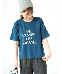 【接触冷感】ロゴプリントTシャツ
