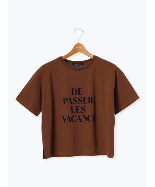 Lugnoncure(ルノンキュール)の「【接触冷感】ロゴプリントTシャツ(Tシャツ/カットソー・レディース・オフホワイト/ネイビー/ダークブラウン・F)」の20枚目の写真
