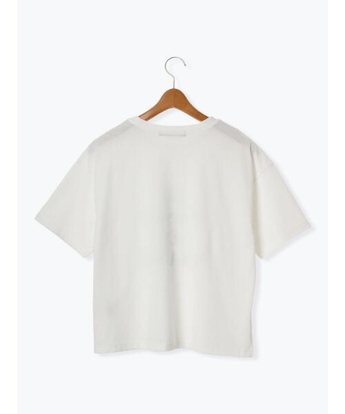 Lugnoncure(ルノンキュール)の「【接触冷感】ロゴプリントTシャツ(Tシャツ/カットソー・レディース・オフホワイト/ネイビー/ダークブラウン・F)」の22枚目の写真