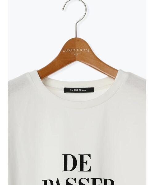 Lugnoncure(ルノンキュール)の「【接触冷感】ロゴプリントTシャツ(Tシャツ/カットソー・レディース・オフホワイト/ネイビー/ダークブラウン・F)」の15枚目の写真