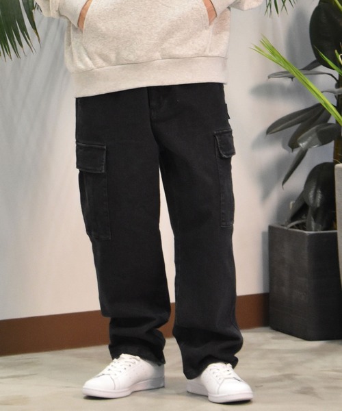 DC(ディーシー)の「DC/ディーシー ワイド カーゴパンツ ルーズシルエット DPT244064(カーゴパンツ・メンズ・カーキ/ダークインディゴブルー/ライトインディゴブルー・M/L/XL)」の3枚目の写真