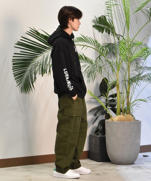 DC(ディーシー)の「DC/ディーシー ワイド カーゴパンツ ルーズシルエット DPT244064(カーゴパンツ・メンズ・カーキ/ダークインディゴブルー/ライトインディゴブルー・M/L/XL)」の7枚目の写真