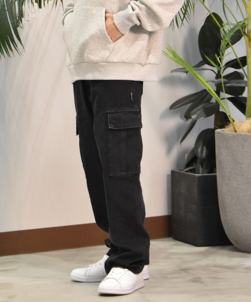 DC(ディーシー)の「DC/ディーシー ワイド カーゴパンツ ルーズシルエット DPT244064(カーゴパンツ・メンズ・カーキ/ダークインディゴブルー/ライトインディゴブルー・M/L/XL)」の9枚目の写真