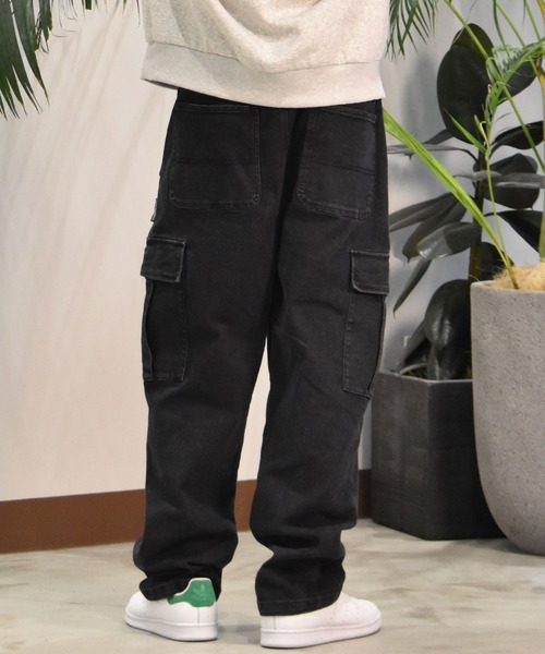 DC(ディーシー)の「DC/ディーシー ワイド カーゴパンツ ルーズシルエット DPT244064(カーゴパンツ・メンズ・カーキ/ダークインディゴブルー/ライトインディゴブルー・M/L/XL)」の10枚目の写真