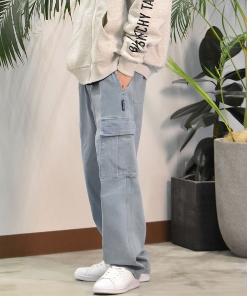 DC(ディーシー)の「DC/ディーシー ワイド カーゴパンツ ルーズシルエット DPT244064(カーゴパンツ・メンズ・カーキ/ダークインディゴブルー/ライトインディゴブルー・M/L/XL)」の15枚目の写真