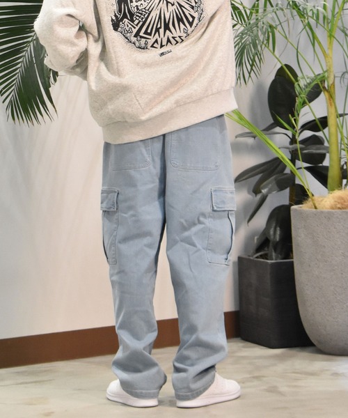 DC(ディーシー)の「DC/ディーシー ワイド カーゴパンツ ルーズシルエット DPT244064(カーゴパンツ・メンズ・カーキ/ダークインディゴブルー/ライトインディゴブルー・M/L/XL)」の16枚目の写真