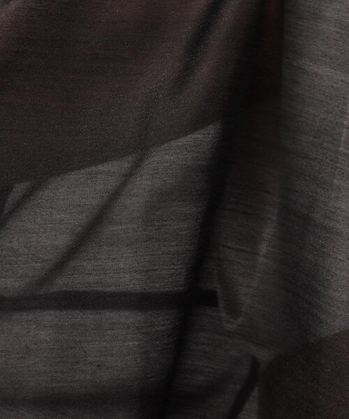 OPAQUE.CLIP（オペークドットクリップ）の「◆シアーバルーンボリュームスリーブブラウス【洗濯機洗い可】（シャツ/ブラウス・レディース・ライトグレー/グリーン系/ブラック・00）」の10枚目の写真